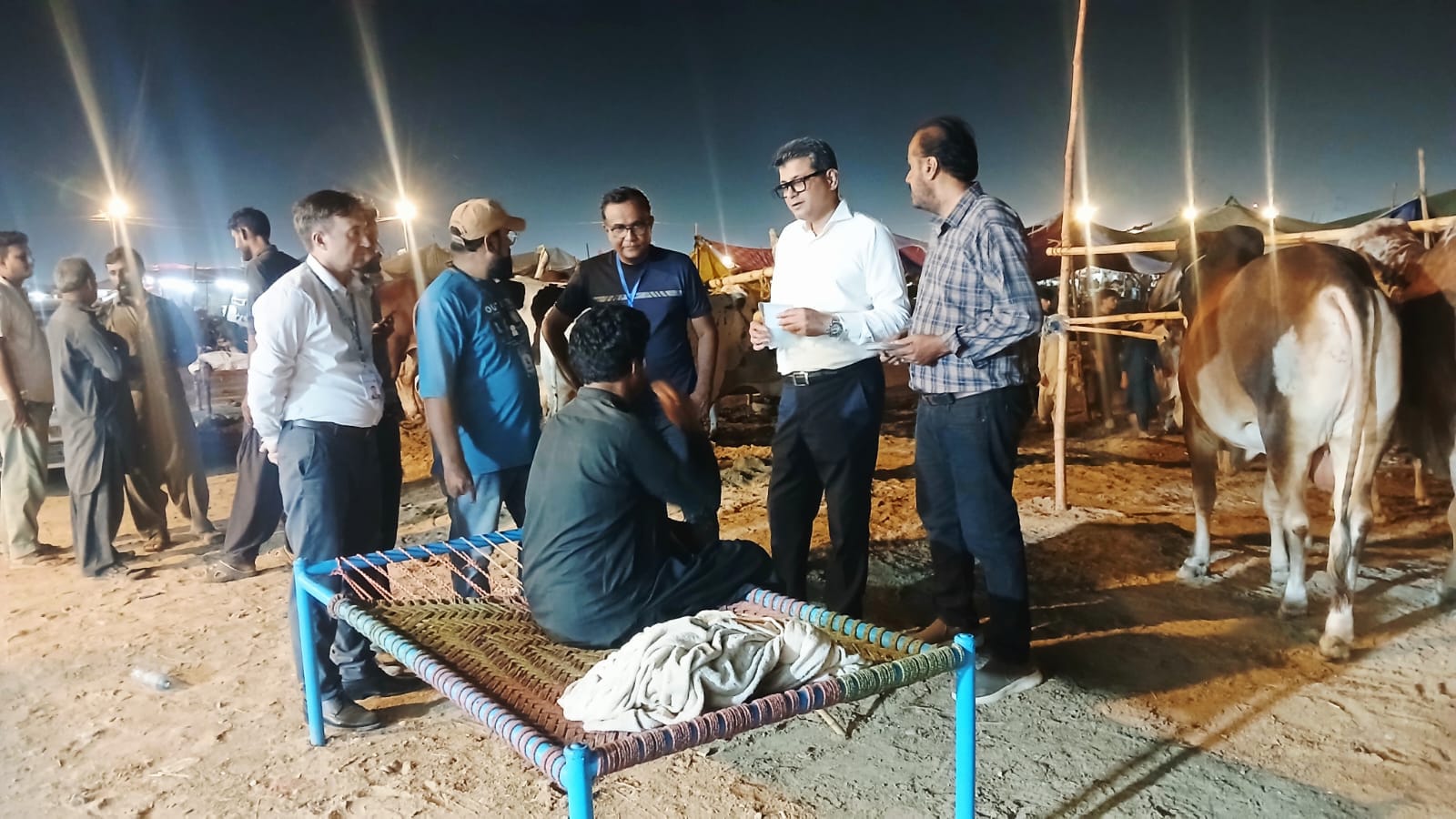 Team on the ground